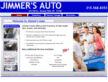 Tablet Screenshot of jimmersauto.com